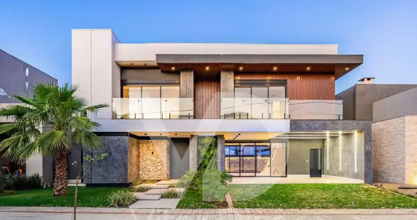 Casa de alto padrão à venda no jardim royal boulevard do cerrado, rondonópolis (4 suítes, 420 m²)