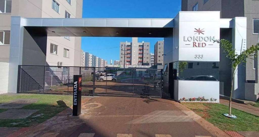 Apartamento com 2 dormitórios para alugar, 46 m² por R$ 1.500,00/mês - Perobinha - Londrina/PR