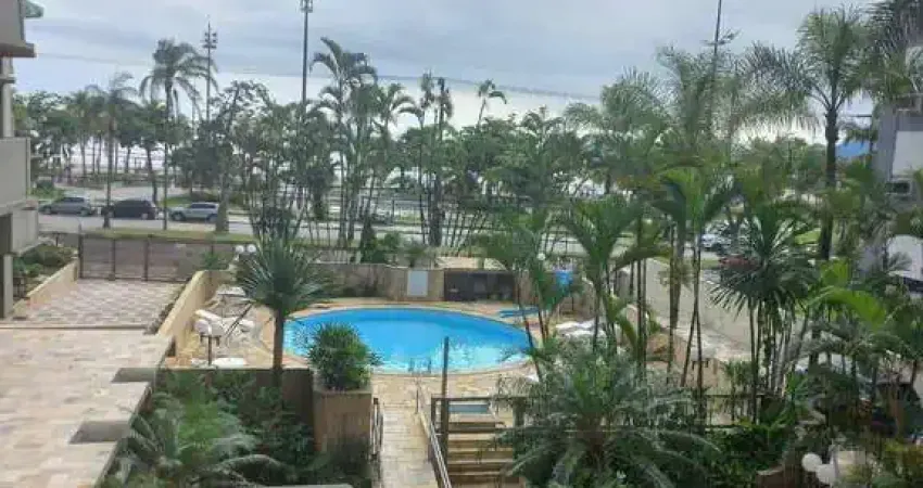 Temporada-apartamento 3 dormitórios vista mar - aparecida - santos