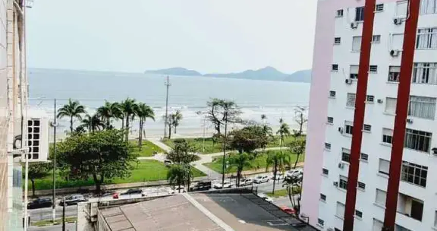 Apartamento 1 dormitório com vista mar - temporada - embare - santos