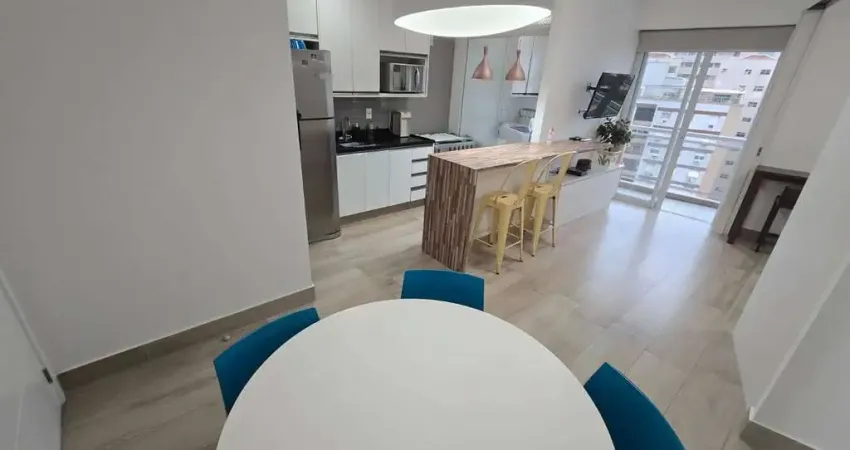 Temporada - apto 2 dormitórios vista total mar-unlimited ocean fron-santos