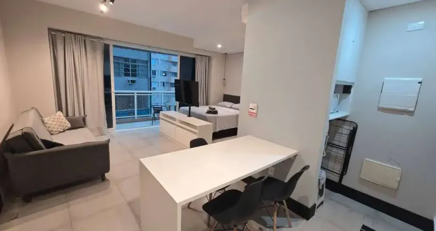 Apartamento com 1 quarto para alugar na Avenida Presidente Wilson, Pompéia, Santos