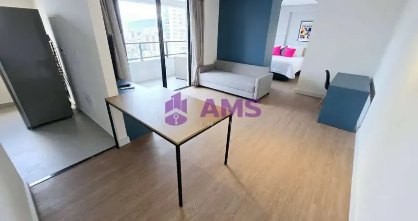 Apartamento para TEMPORADA -1 Dormitório com lazer -Ponta da Praia - Santos