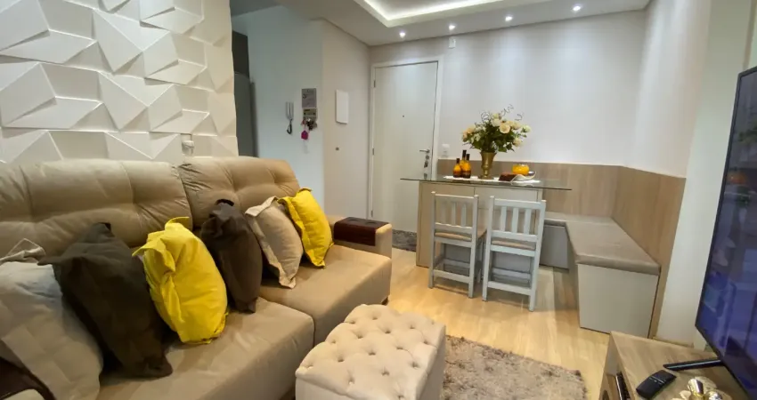 Apartamento mobiliado no  aventureiro ,prédio com elevador próximo ao komprão kock