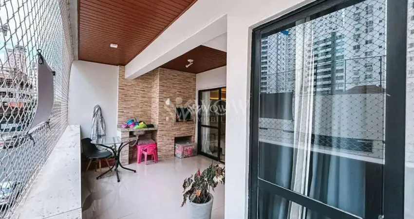 Apartamento diferenciado no edificio nilo com 3 quartos à venda, centro em balneário camboriú