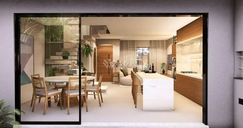 Sobrado triplex no alameda jardins à venda com 3 quartos, são francisco de assis em camboriú