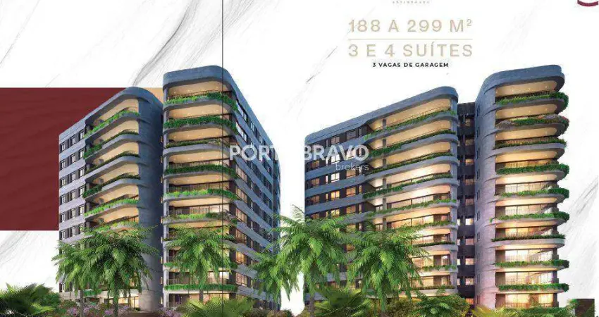 Lançamento alphaville acervo 188, 246 e 299 m² 3 e 4 suites 3 vagas