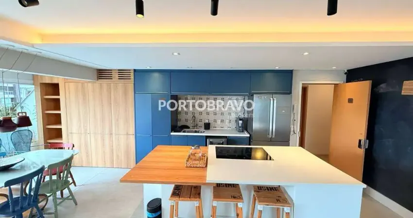 Apto garden mobiliado para locação ou venda 86m² 1 suíte 1 vaga de garagem