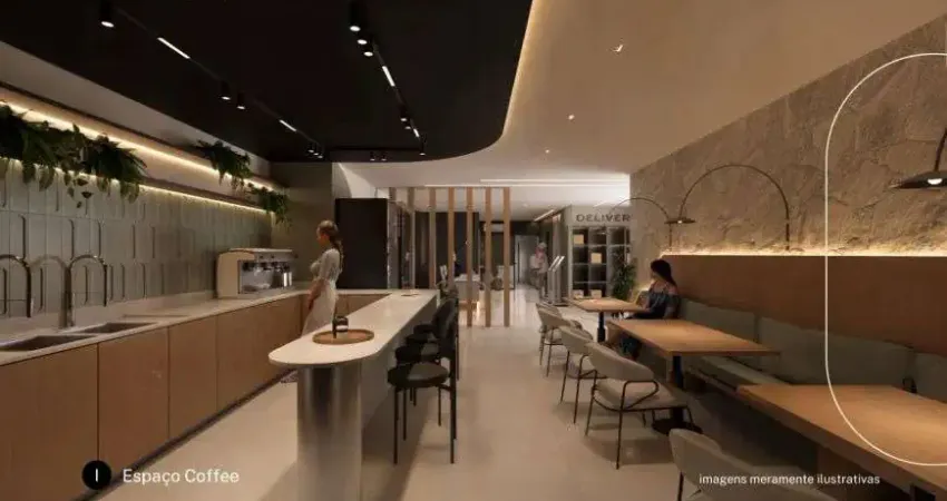 Studio moderno de 35 m² com sacada – santa mônica - próximo da ufu santa mônica