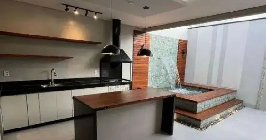 Casa térrea alto padrão com área gourmet e spa – 4 quartos, 2 suítes – 290 m²