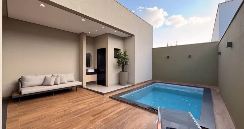 Belíssima casa a venda mobiliada no condomínio splendido uberlândia