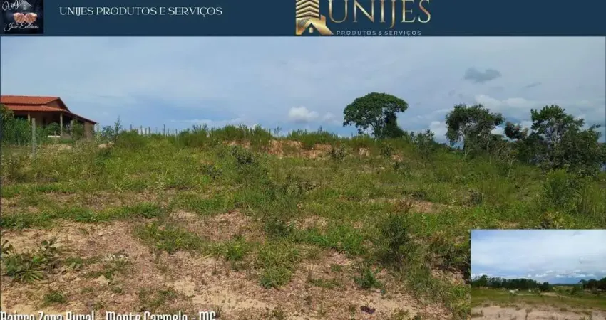 Venda de terreno de 1.000m² na zona rural de monte carmelo-mg localizado em novo vale, próximo a estrada e com infraestrutura completa. aproveite!