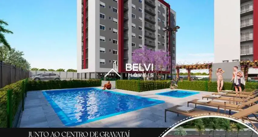 2 dorms com sacada + vaga coberta – madrid gravataí – lazer completo!