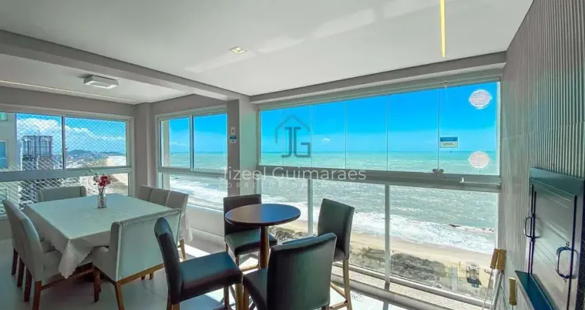 Apartamento  mobiliado e frente mar com 4 dormitórios sendo 1 suíte à venda, 125 m² por r$ 3.000.000,00 - itacolomi - balneário piçarras/sc