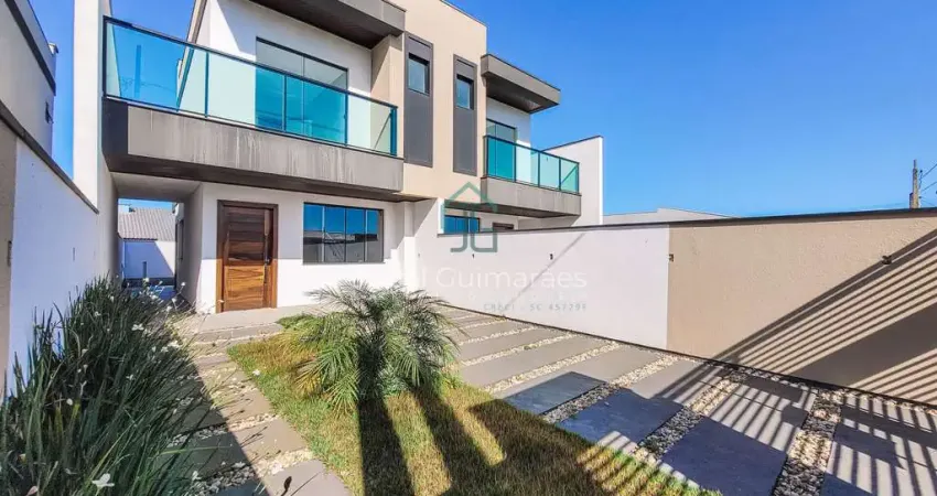 Sobrado com 2 suítes e amplo espaço de fundos à venda, 100 m² por r$ 520.000 - itajuba - barra velha/sc