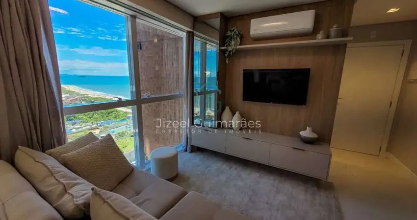 LOCAÇÃO ANUAL - Apartamento Alto Padrão MOBILIADO com vista para o mar - 2 suítes e 2 vagas por R$ 6.300,00 - Itacolomi - Balneário Piçarras/SC