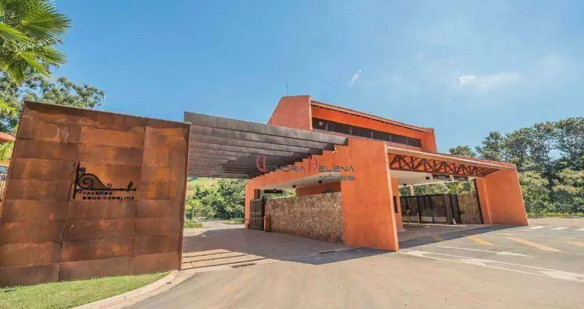 Terreno à venda, 1422 m² por r$ 598.000 - condomínio fazenda dona carolina - itatiba/sp