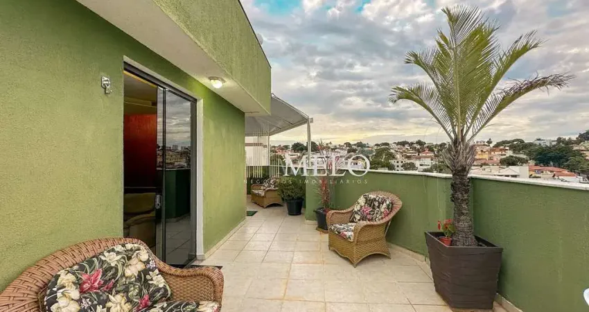 Excelente cobertura triplex no santa amélia à venda por r$750.000,00