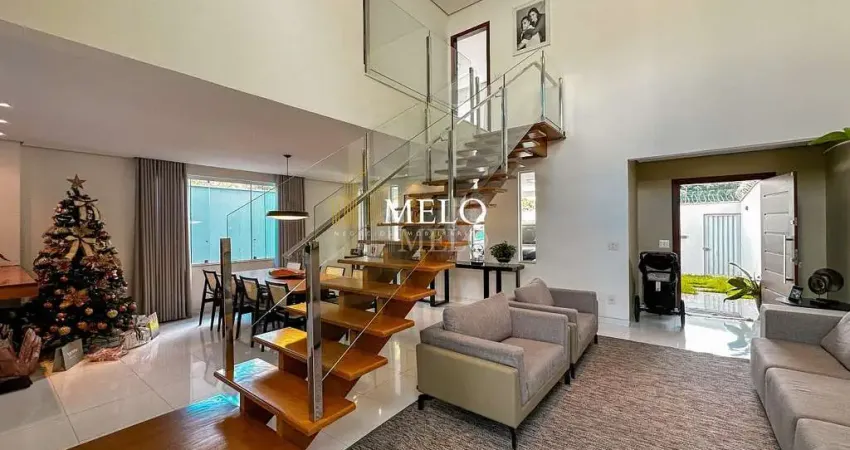 Belíssima casa de dois pavimentos a venda no trevo por r$ 1.390.000,00