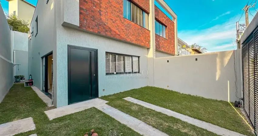 Belíssima casa geminada a venda no bairro trevo por r$990.000,00