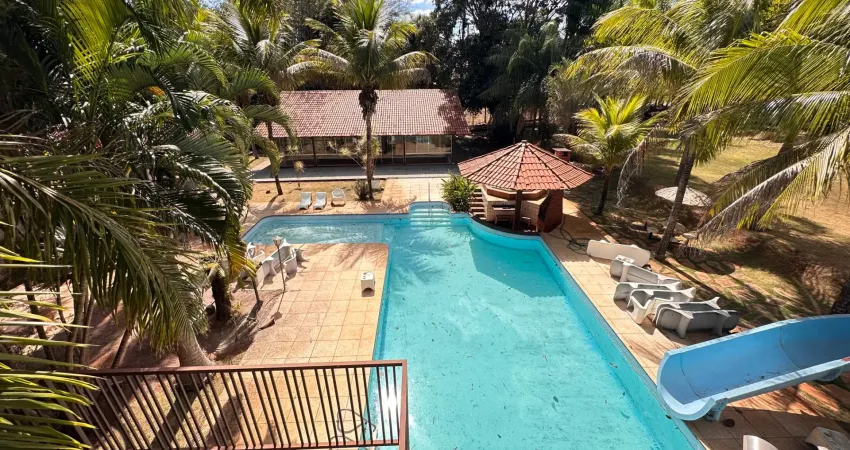 Chácara 10.000 m² com piscina, tobogã e mata privativa – nova veneza (go)