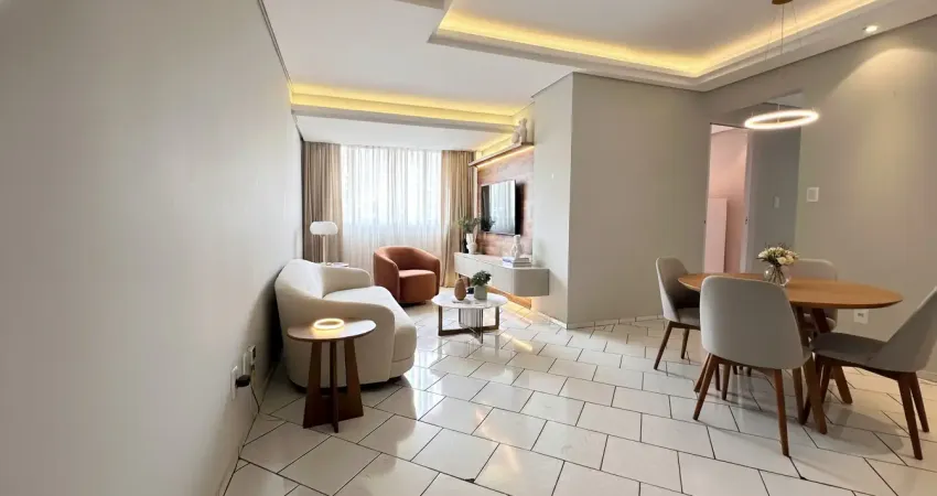 Apartamento 74 m², 3 quartos, suíte e vista livre – próximo à av. t-63