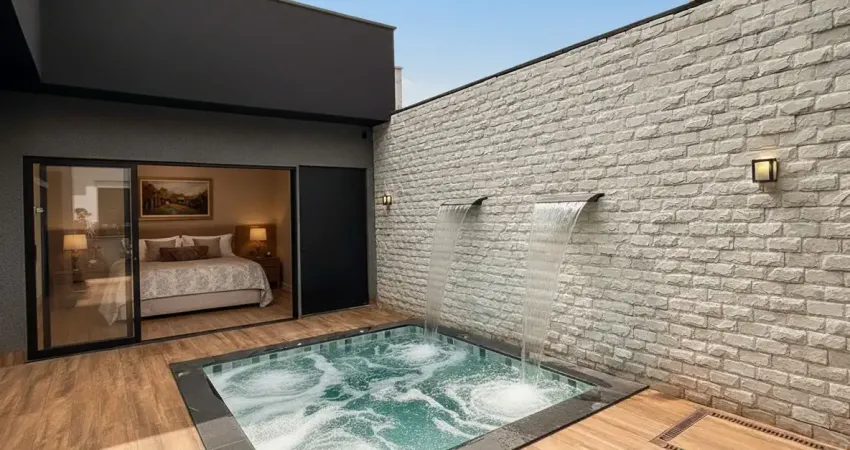 Casa moderna 3 suítes, piscina e led – pronta para morar - 3 marias goiânia - go