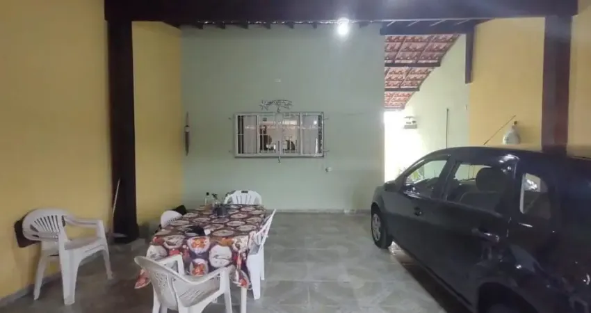 Cibratel 2 – sobrado lado praia com churrasqueira e 2 vagas de garagem