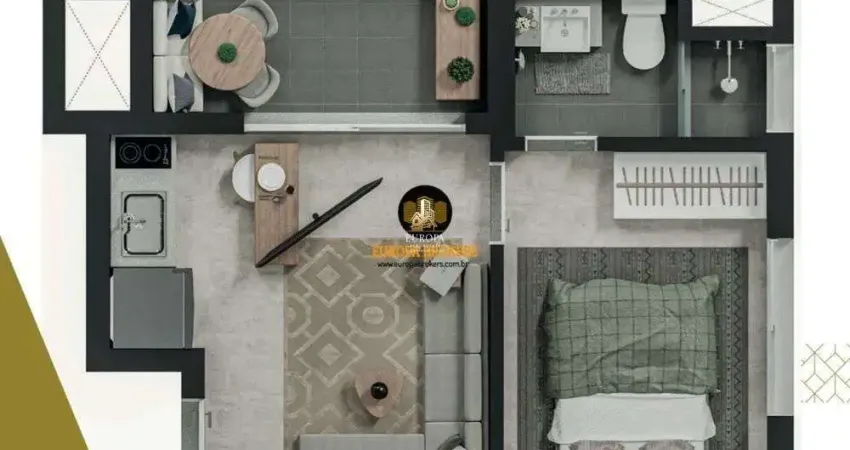 Apartamento 1 dormitório para venda em são paulo, pinheiros, 1 dormitório, 1 ban