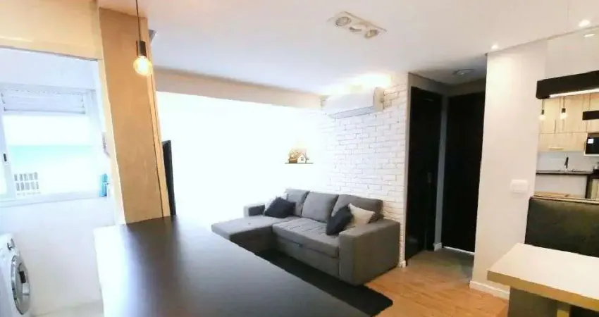 Apartamento 51m² mobiliado | 2 dorms e 1 suíte | 1 vaga | chácara santo antônio