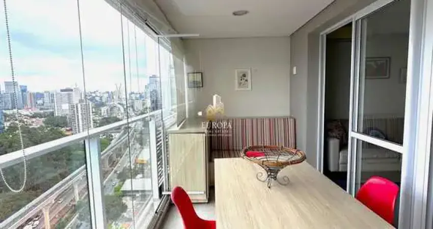 Apartamento 43m² | 1 dormitório com suíte, varanda grill e 1 vaga – brooklin