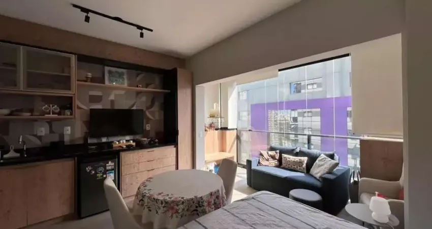 Apartamento(studio) mobiliado com 32m² - 1 dorm - 1 ban - 1 vaga - pinheiros
