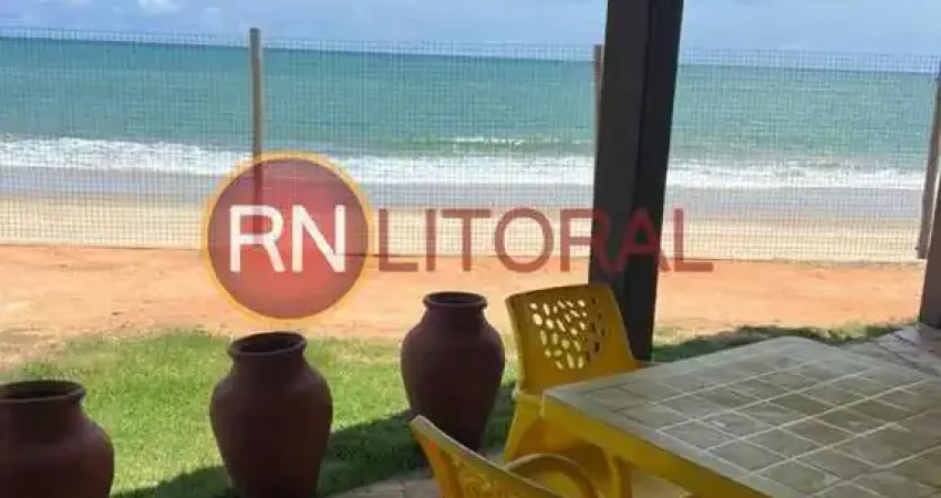 Casa frente mar para venda em extremoz, graçandu, 3 dormitórios, 1 suíte, 2 banheiros, 4 vagas