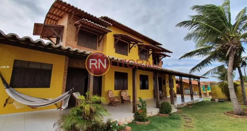 Casa de praia para venda em rio do fogo, zumbi, 4 dormitórios, 3 suítes, 2 banheiros, 10 vagas