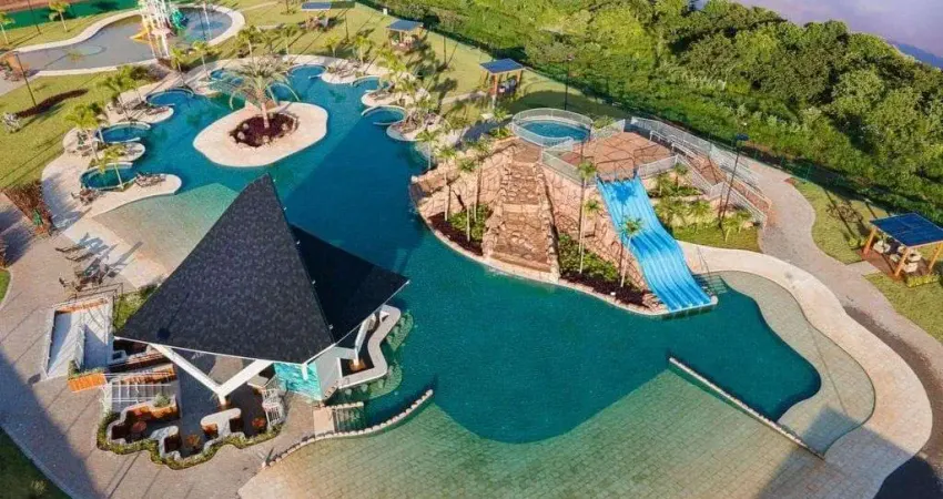 Terreno  no condomínio jardins de monet thermas residence. condomínio com área de lazer completa. 04 quadras de tenis, 04 quadras de beach,  e thermas.