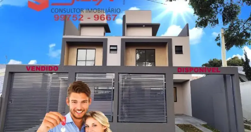 Sobrado  Triplex c/145m² - 03 Qtos sendo 01 Suíte  - Terraço -  Bairro Pinheirinho - Curitiba