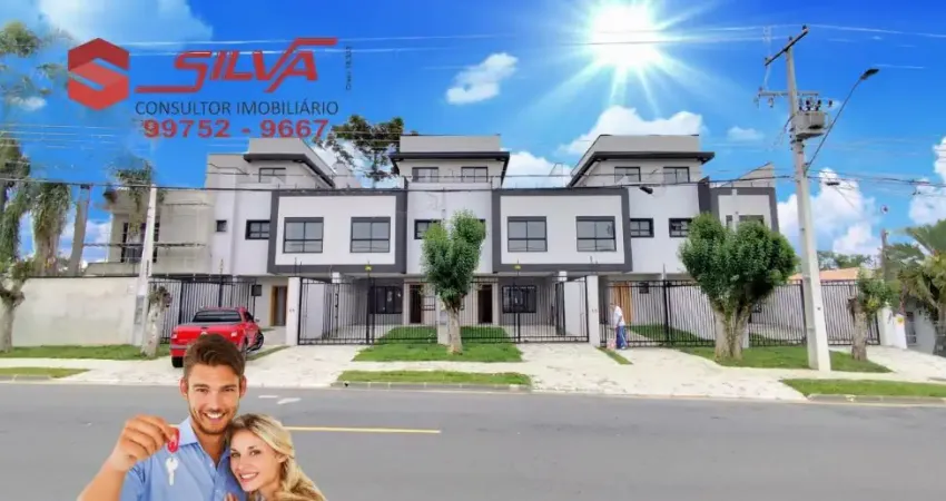 Sobrado Triplex  c/135m² c/ Quintal - c/ 03 Qtos sendo 01 Suíte Master - Terraço  Lounge - Instalação p/ Ar Condicionado - Cajuru - Curitiba