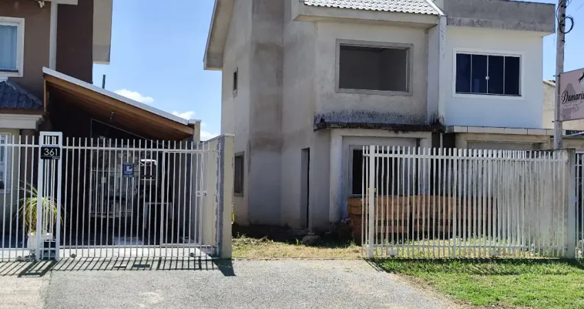 Sobrado  c/ 70m² - 02 Quartos  -  c/ Opção para Amplo Ático - Quintal - Churrasqueira - Weisopolis - Pinhais - PR