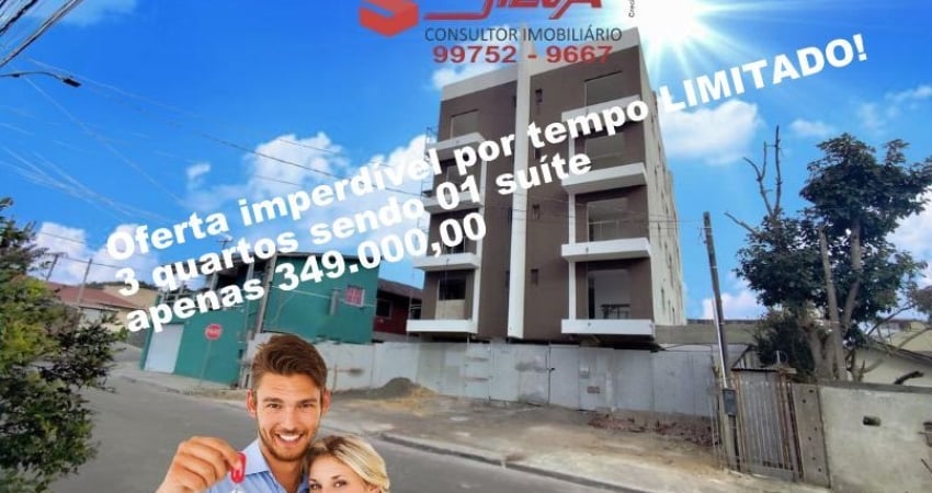 Apartamento c/67m² - 03 Qtos sendo 01 Suíte c/ Sacada - Sala de Estar c/ Sacada c/ Churrasqueira - Centro de Pinhais - Pr