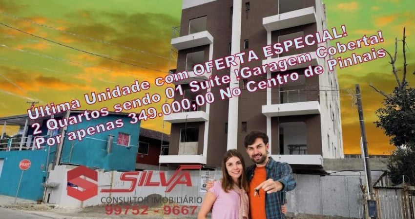 Apartamento c/66m² - 02 Qtos sendo 01 Suíte c/ Sacada - Sala de Estar c/ Sacada c/ Churrasqueira - Centro de Pinhais - Pr