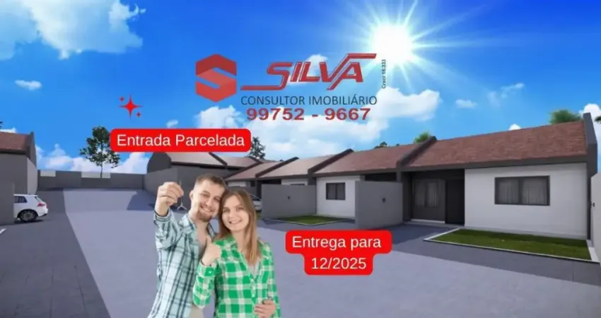 Casa  Quintal c/ 52m² - 02 Quartos - Bairro Estados - Fazenda Rio Grande - PR