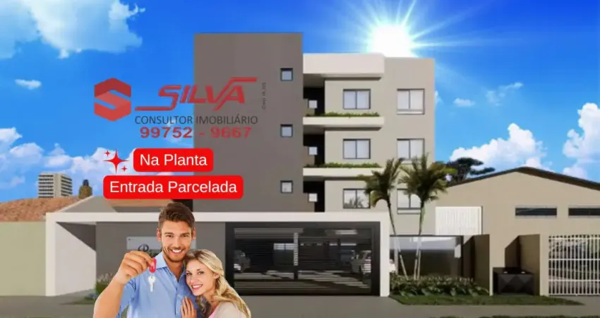 Apto c/ entrada parcelada - c/57m² - c/ elevador  - 02 quartos -  sacada c/ churrasqueira - estância pinhais - pinhais