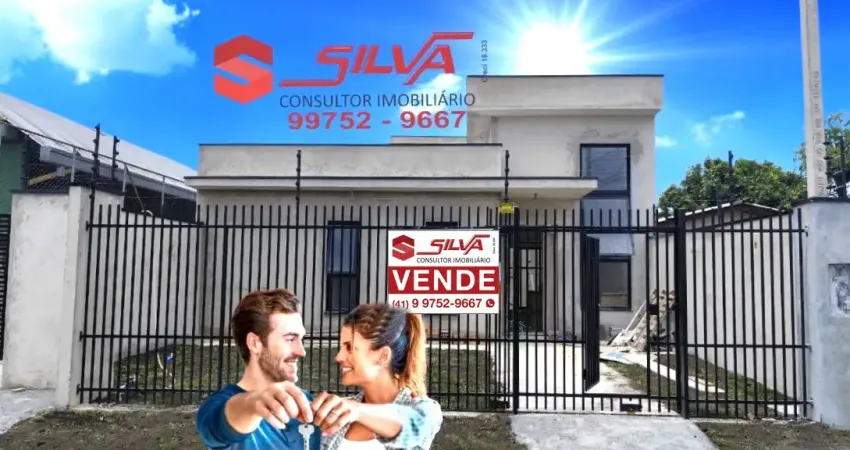 Casa  c/ 70m² - 03 quartos sendo 01 suíte - quintal c/ churrasqueira - bairro acrópoles -  cajuru - pr