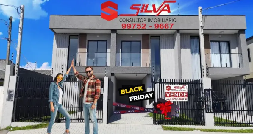 Sobrado duplex  c/103m² - 03 quartos  sendo 01 suíte - quintal c/ churraqueira -  cajuru - curitiba - pr