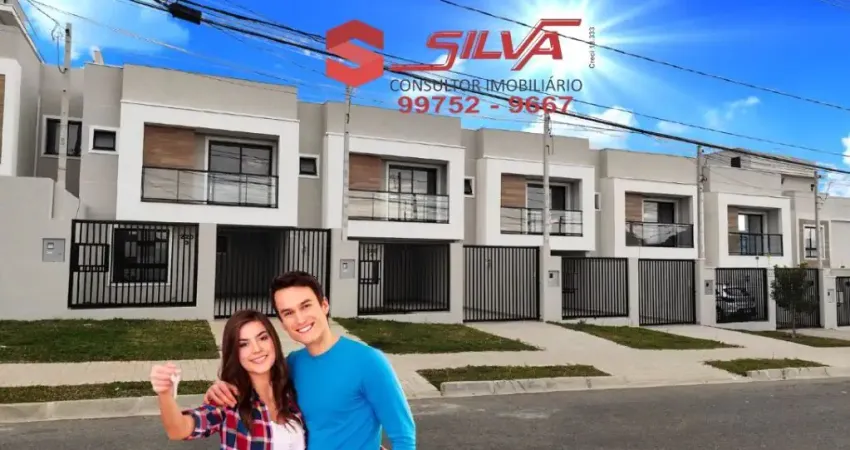 Sobrado c/ Quintal c/105m² - 03 Quartos sendo 01 Suíte c/ Sacada -Pinheirinho - Curitiba