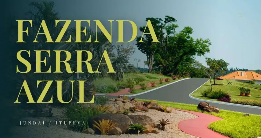 Fazenda serra azul terrenos de 1000m² - fazenda serra azul - a melhor localização / hopi hari