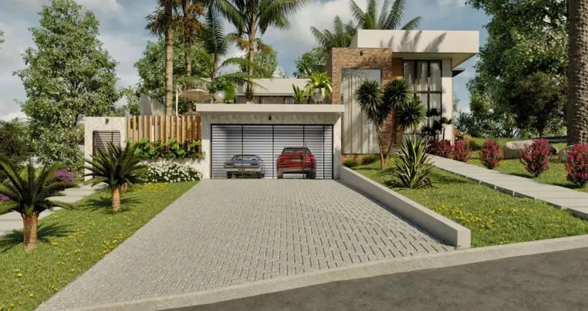 Fazenda serra azul terrenos de 1000m² - fazenda serra azul / terreno mais construção de casa nova e moderna de 350m² 3 suítes