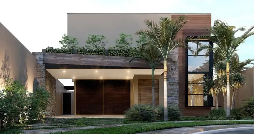 Economize 30% aldeia da serra residencial altavis, casa moderna 260m² na planta