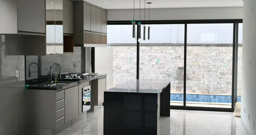 Casa à venda com 164m² de construção, 3 suítes, 4 vagas de garagem, área gourmet, condomínio fechado, com lazer completo, portaria e segurança 24h, Ribeirão Preto