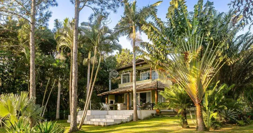 Casa com 4 dormitórios à venda, 350 m² por r$ 9.045.000,00 - barra da lagoa - florianópolis/sc